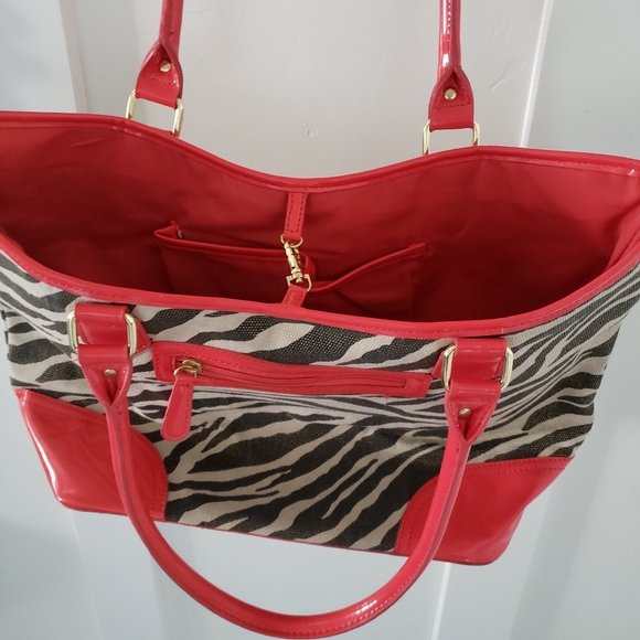 Kate Landry zebra print bag - Picture 5 of 7
